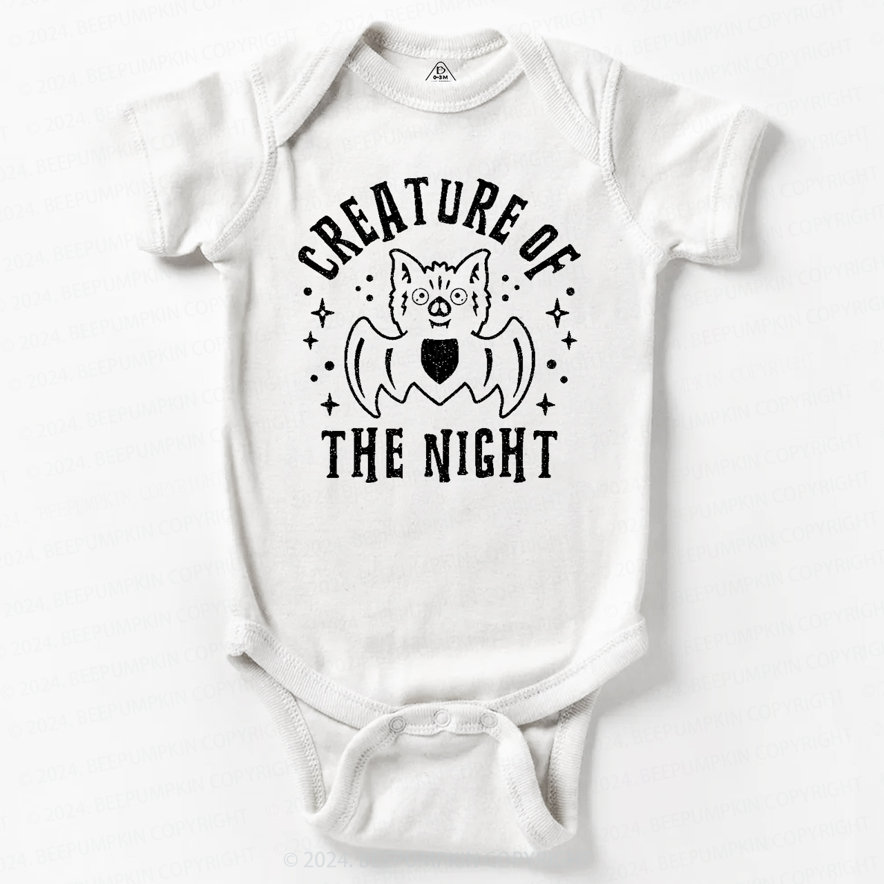 Creature Of The Night Halloween  Baby Bodysuits 