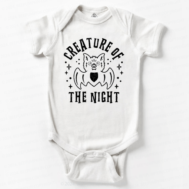 Creature Of The Night Halloween  Baby Bodysuits 