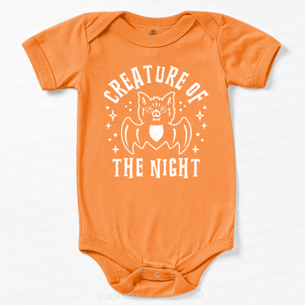 Creature Of The Night Halloween  Baby Bodysuits 