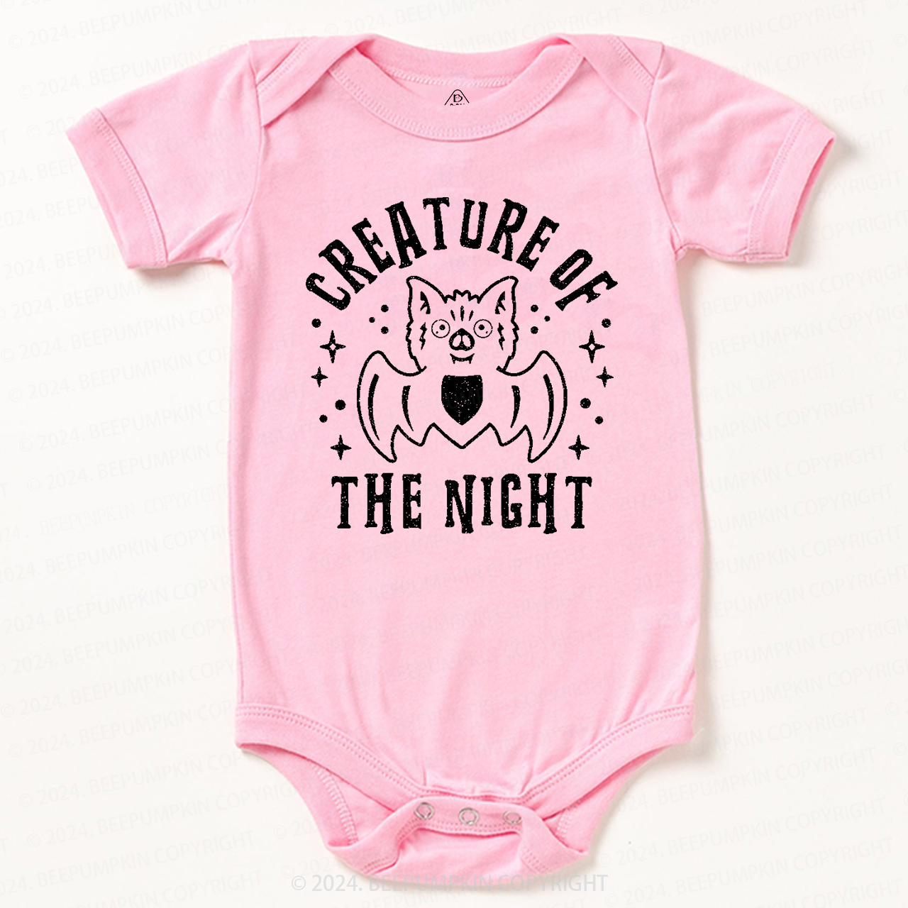 Creature Of The Night Halloween  Baby Bodysuits 