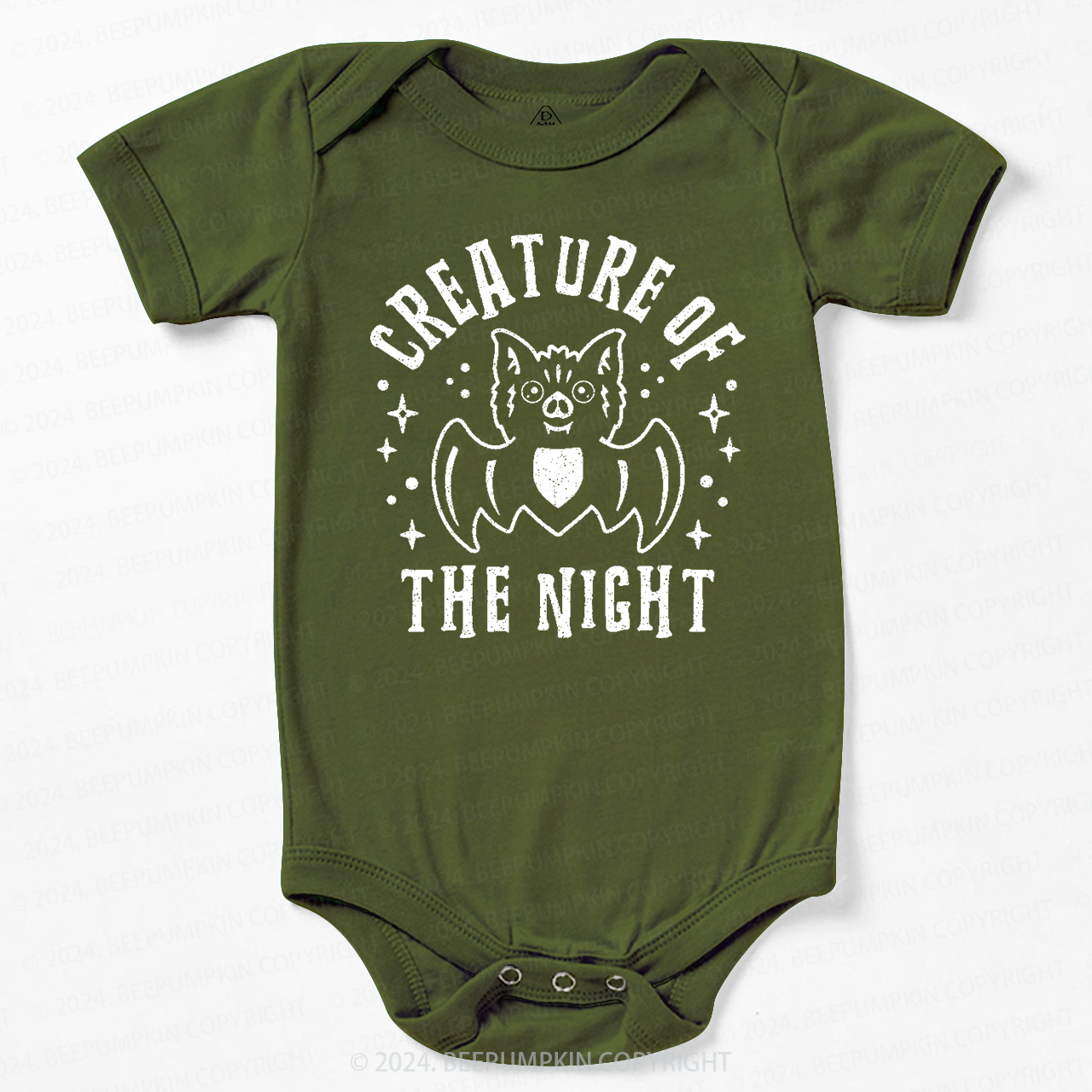 Creature Of The Night Halloween  Baby Bodysuits 