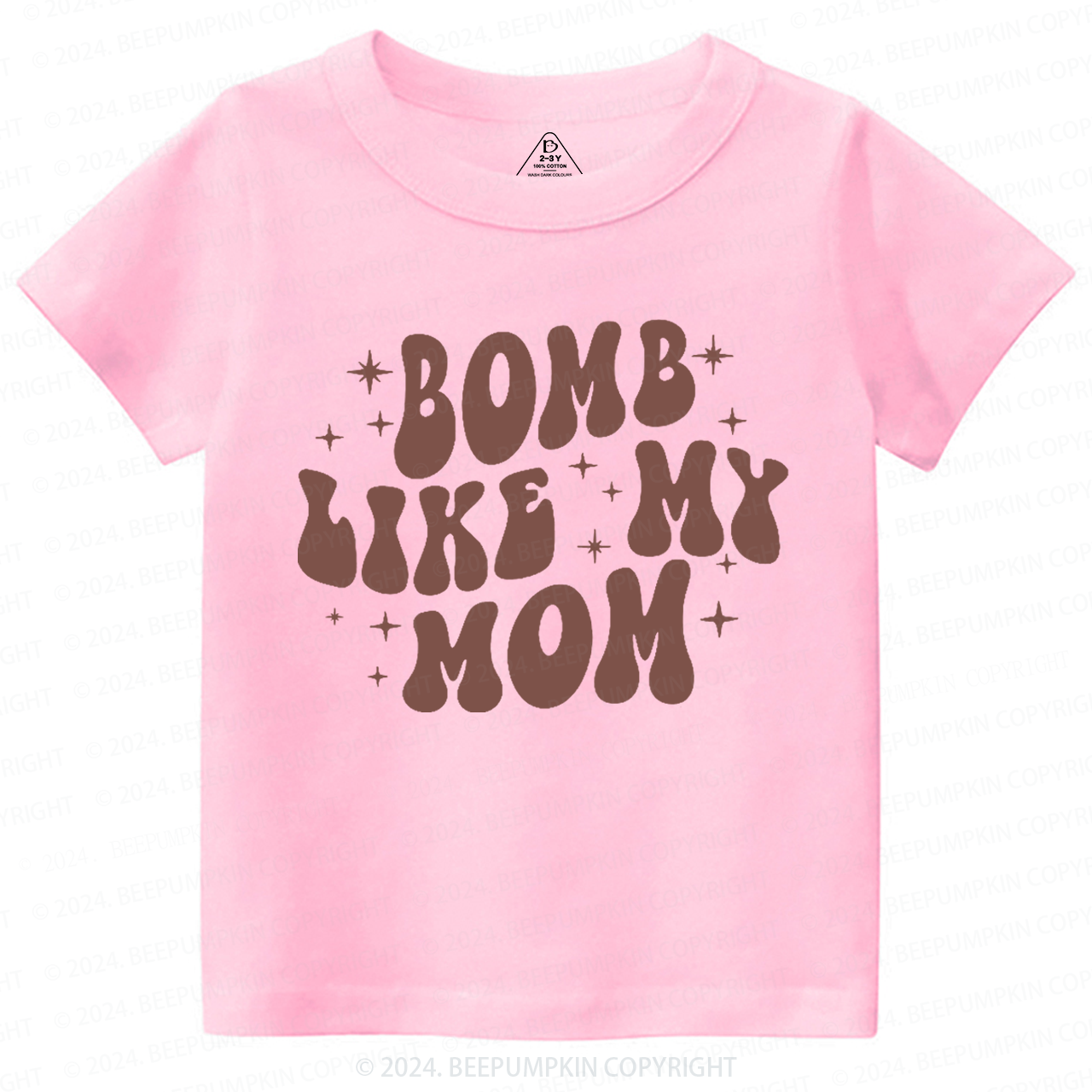 Bomb Like My Mom Toddler&Kids Tees 7