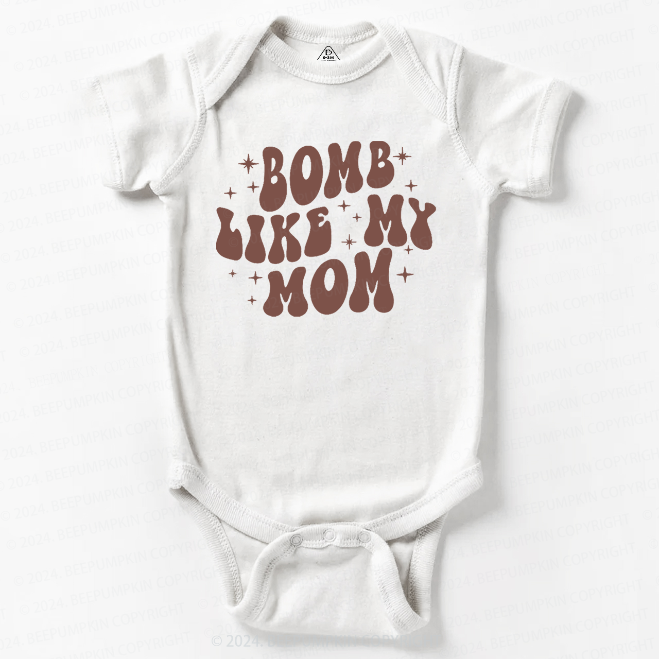 Bomb Like My Mom Baby Bodysuit 7
