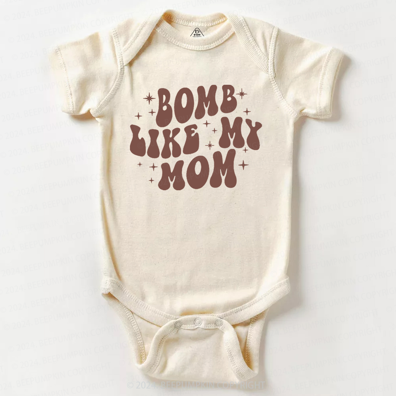 Bomb Like My Mom Baby Bodysuit 7