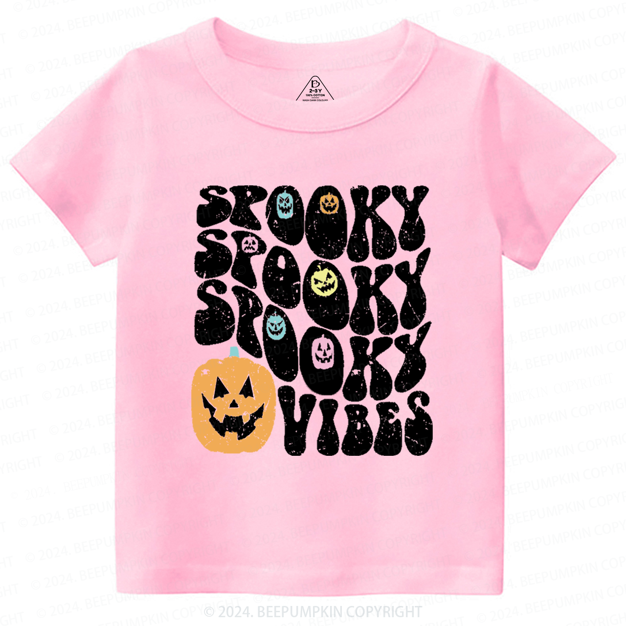 Spooky Vibes Halloween Toddler&Kids Tees 