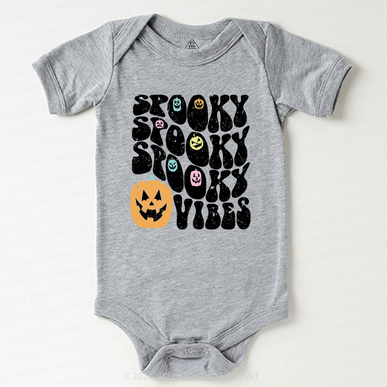 Spooky Vibes Halloween Baby Bodysuits 