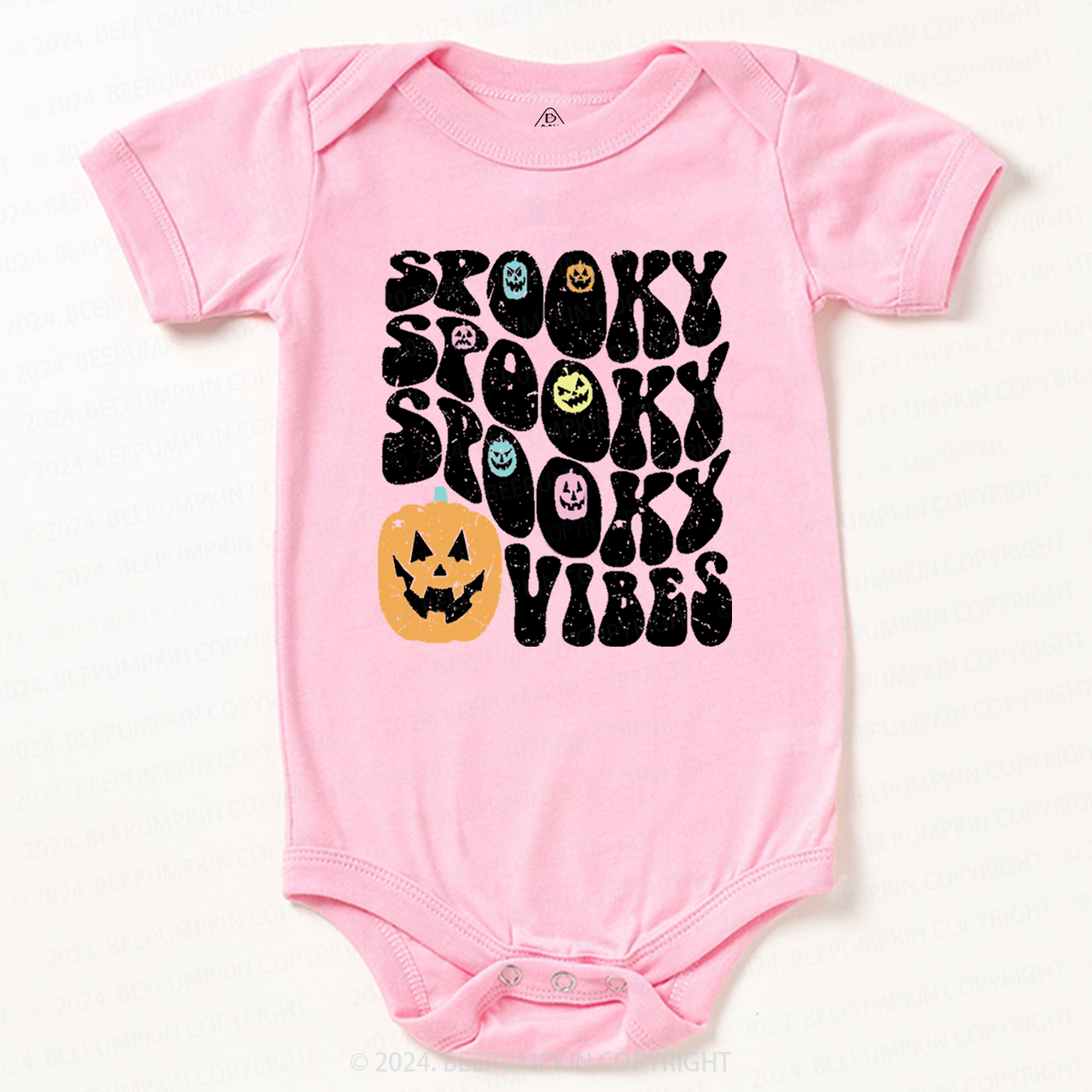 Spooky Vibes Halloween Baby Bodysuits 