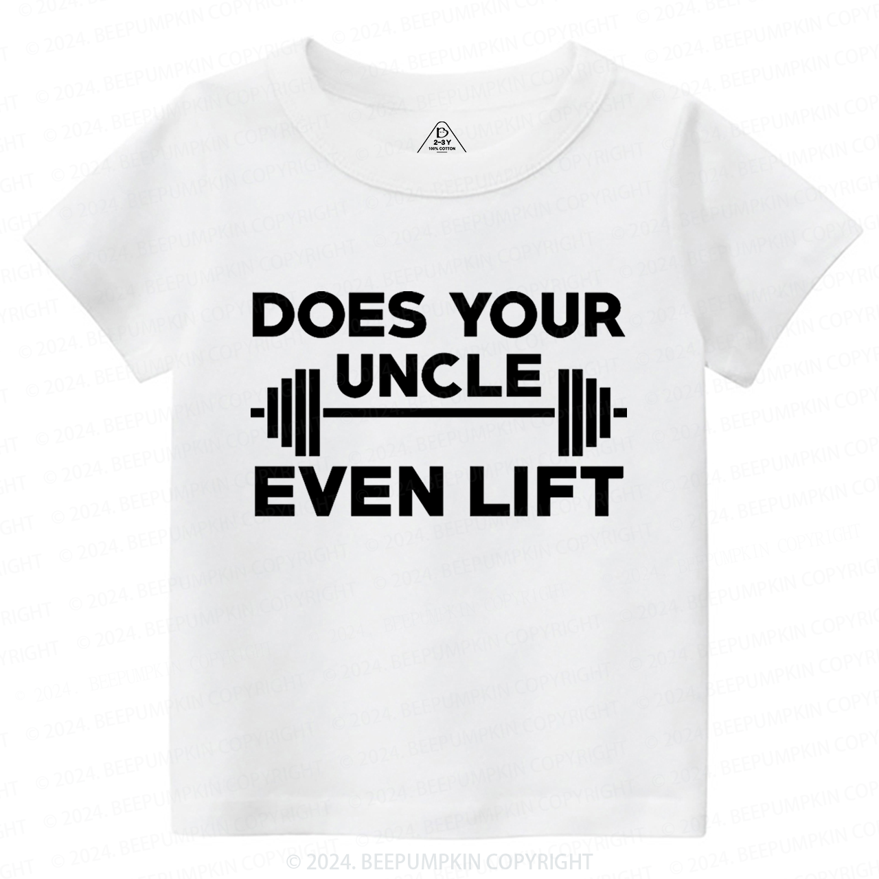 Does Your Uncle Even Lift Toddler&Kids Tees 7