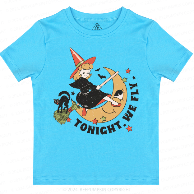 Tonight We Ride Halloween Toddler&Kids Tees 
