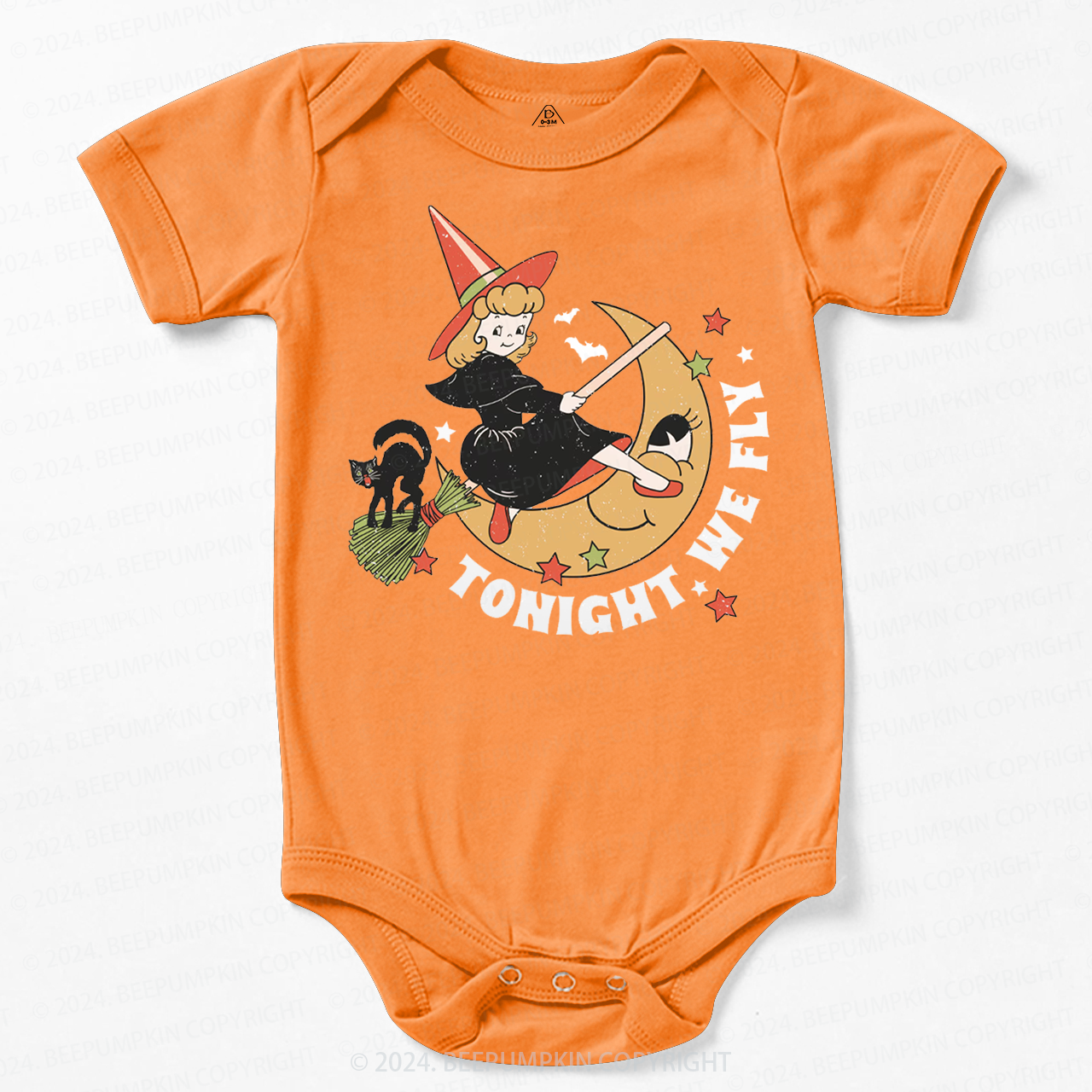 Tonight We Ride Halloween Baby Bodysuits 