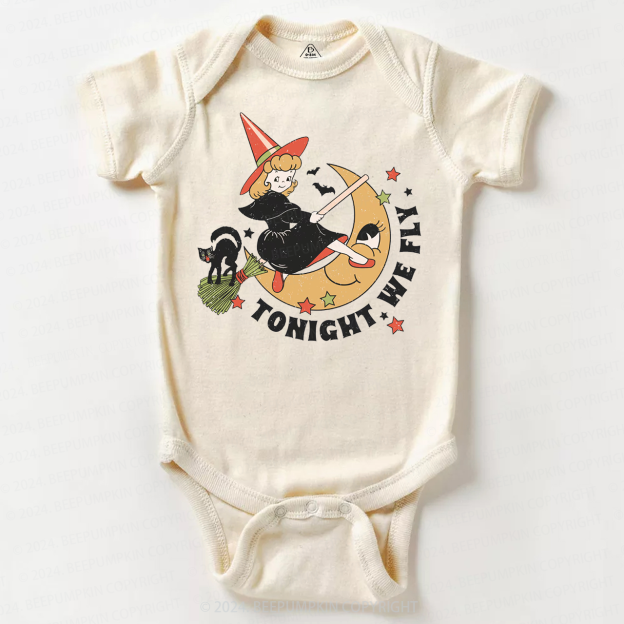 Tonight We Ride Halloween Baby Bodysuits 