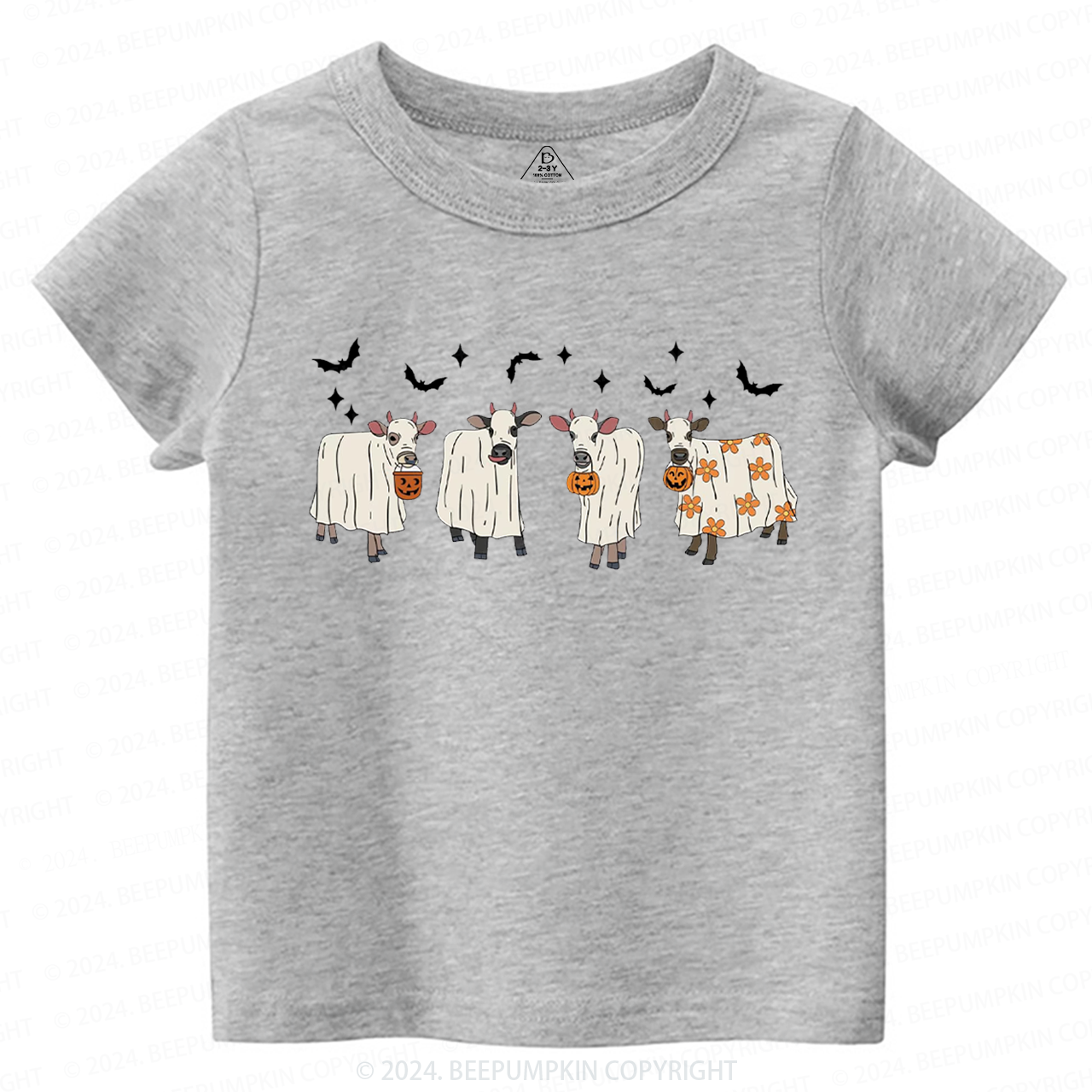Halloween Ghost Cows Toddler&Kids Tees 