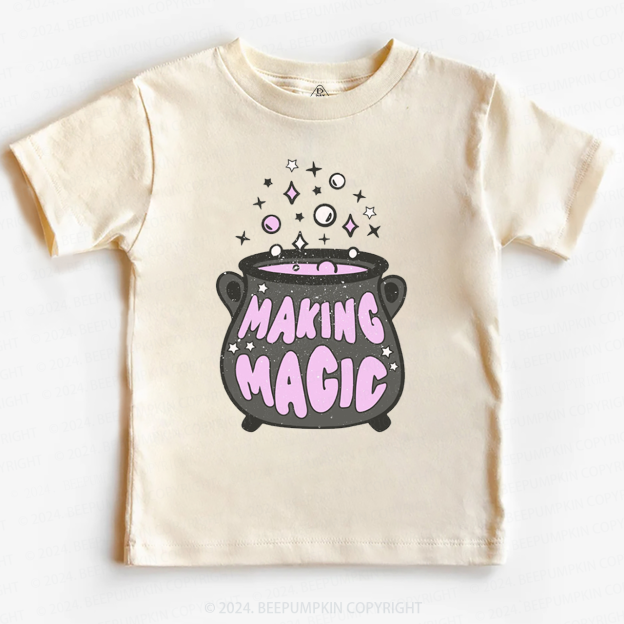 Making Magic Witch Halloween Toddler&Kids Tees 