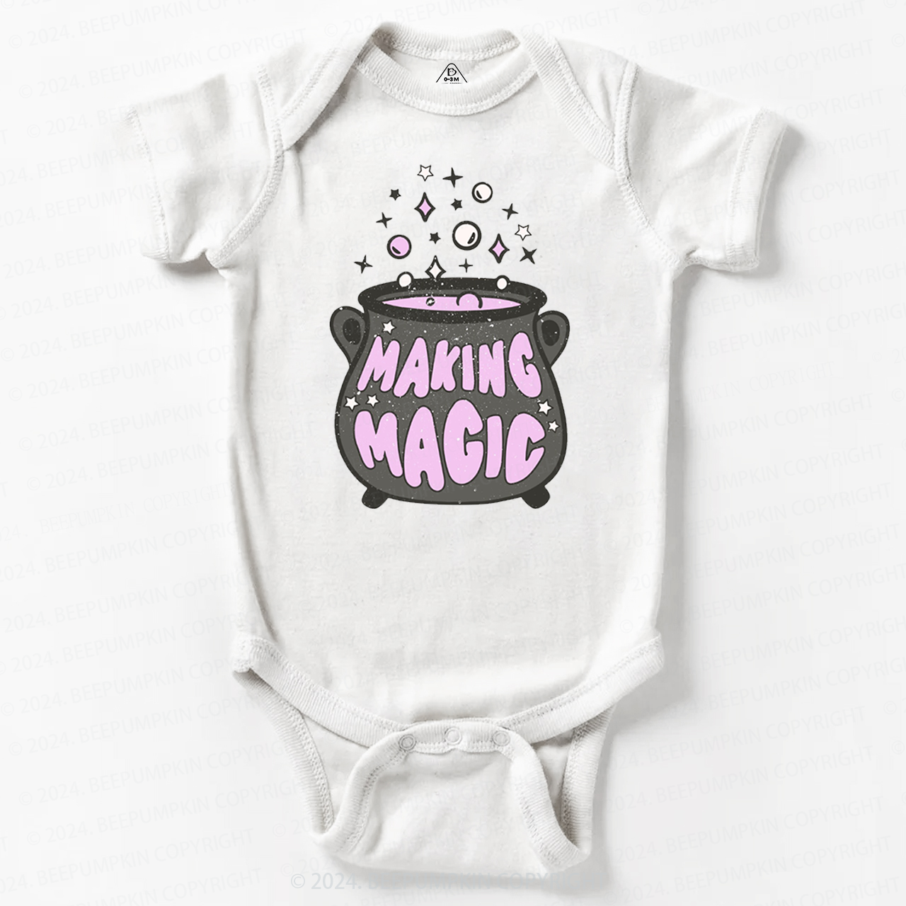 Making Magic Witch Halloween Baby Bodysuits 
