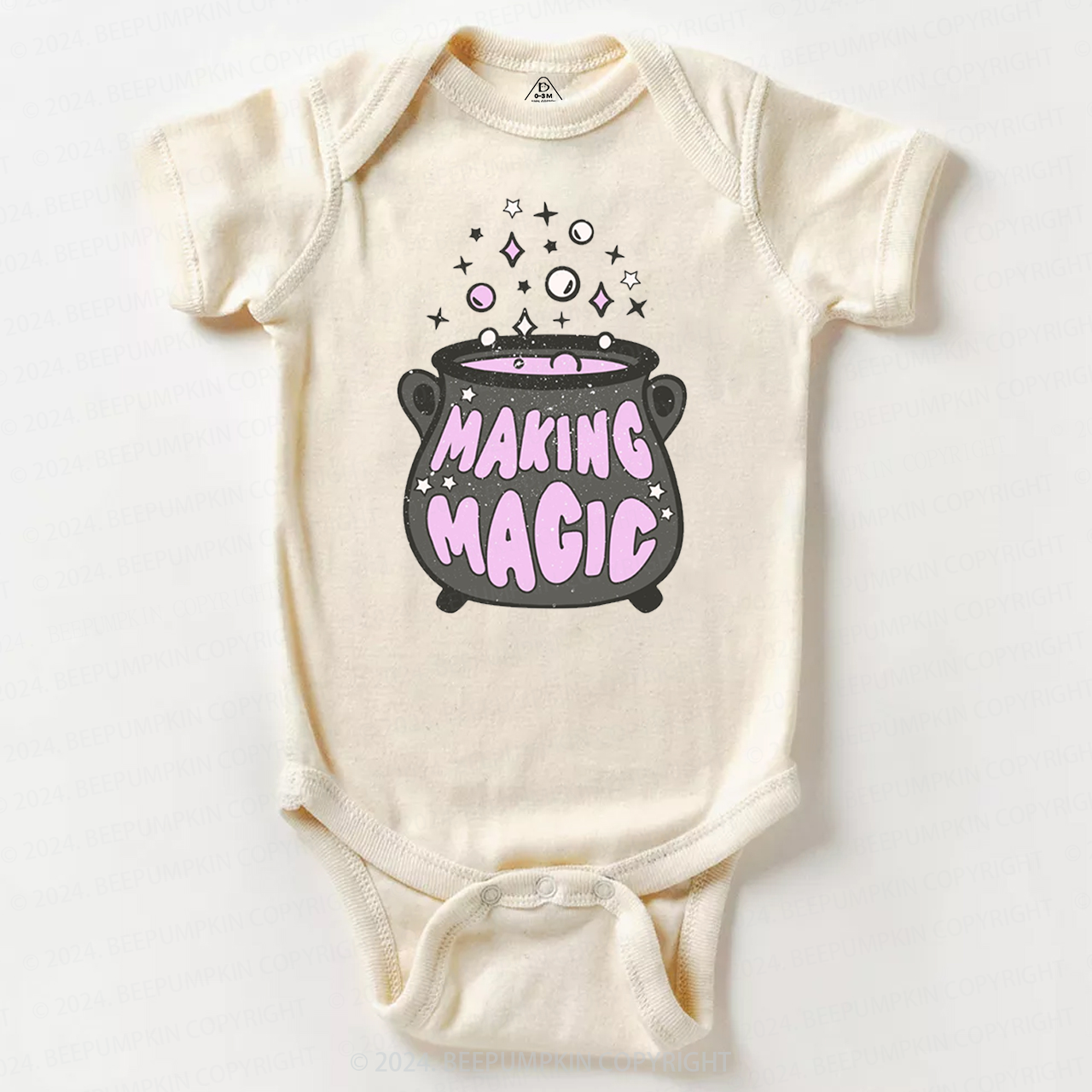 Making Magic Witch Halloween Baby Bodysuits 
