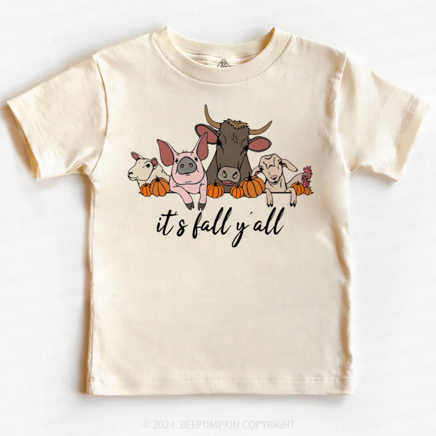  It's Fall Y'all Halloween Toddler&Kids Tees 