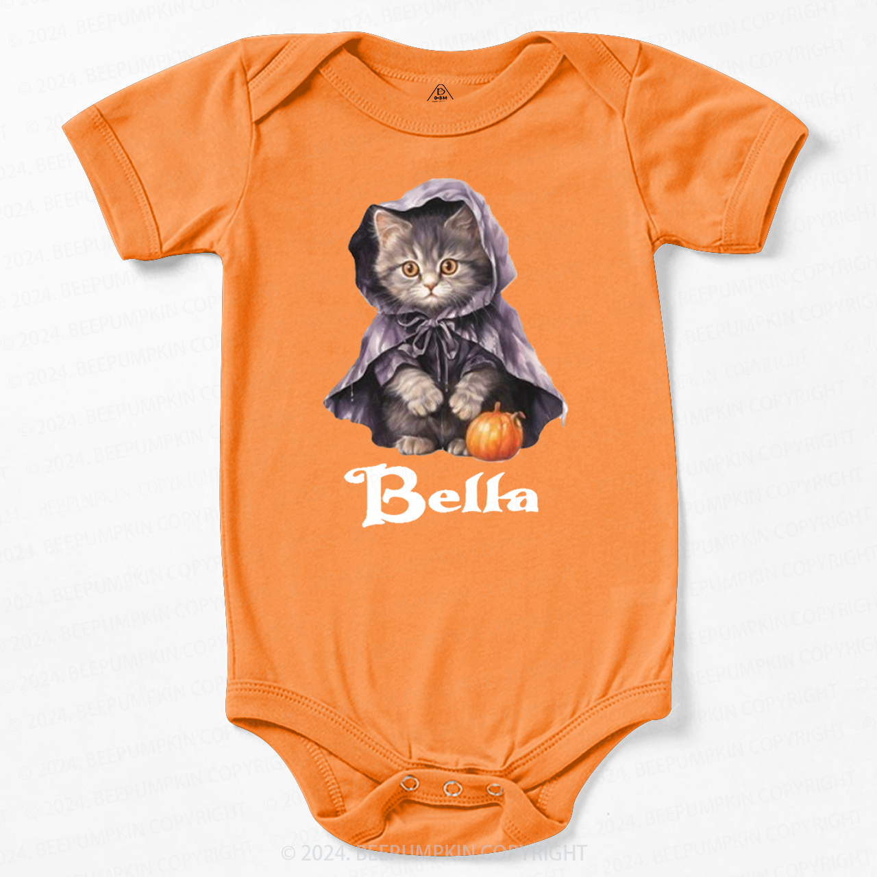 Personalized Halloween Cats Friends Baby Bodysuits 