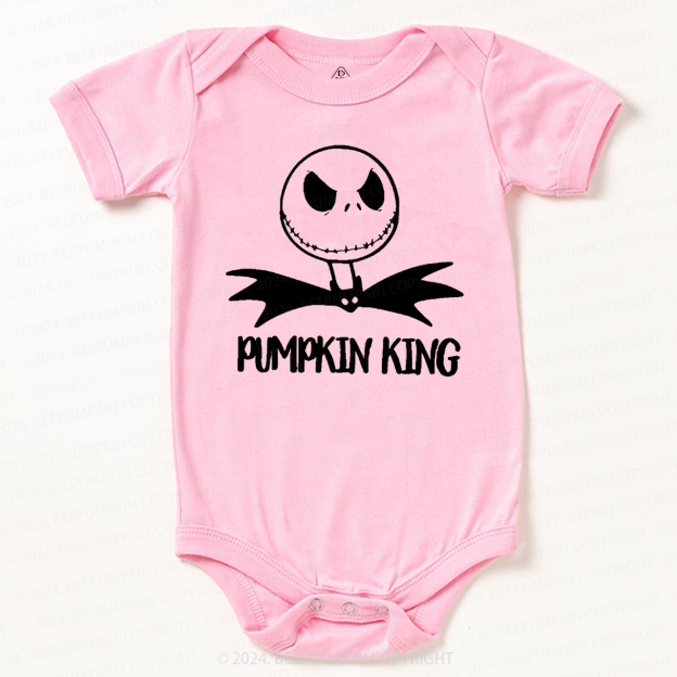 Pumpkin King Nightmare Halloween Baby Bodysuits 