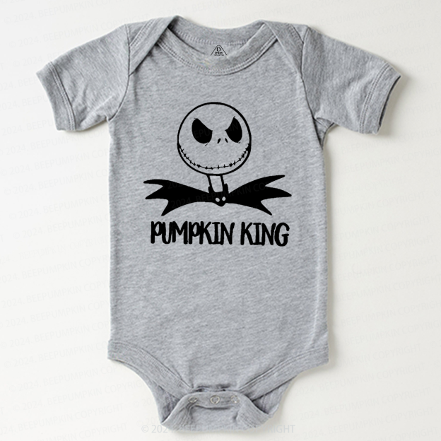 Pumpkin King Nightmare Halloween Baby Bodysuits 
