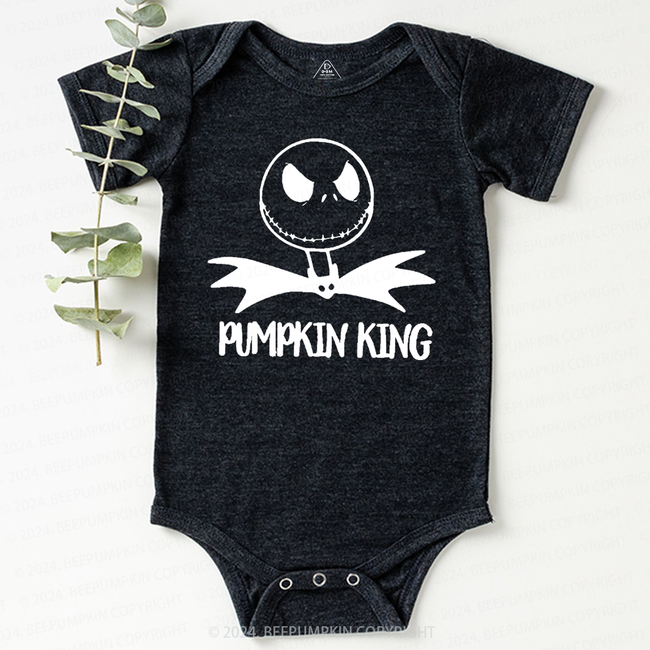 Pumpkin King Nightmare Halloween Baby Bodysuits 