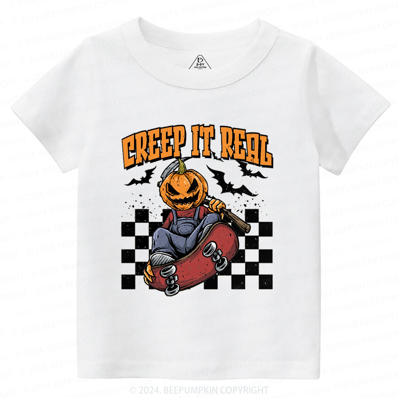 Creep It Real Halloween Toddler&Kids Tees 