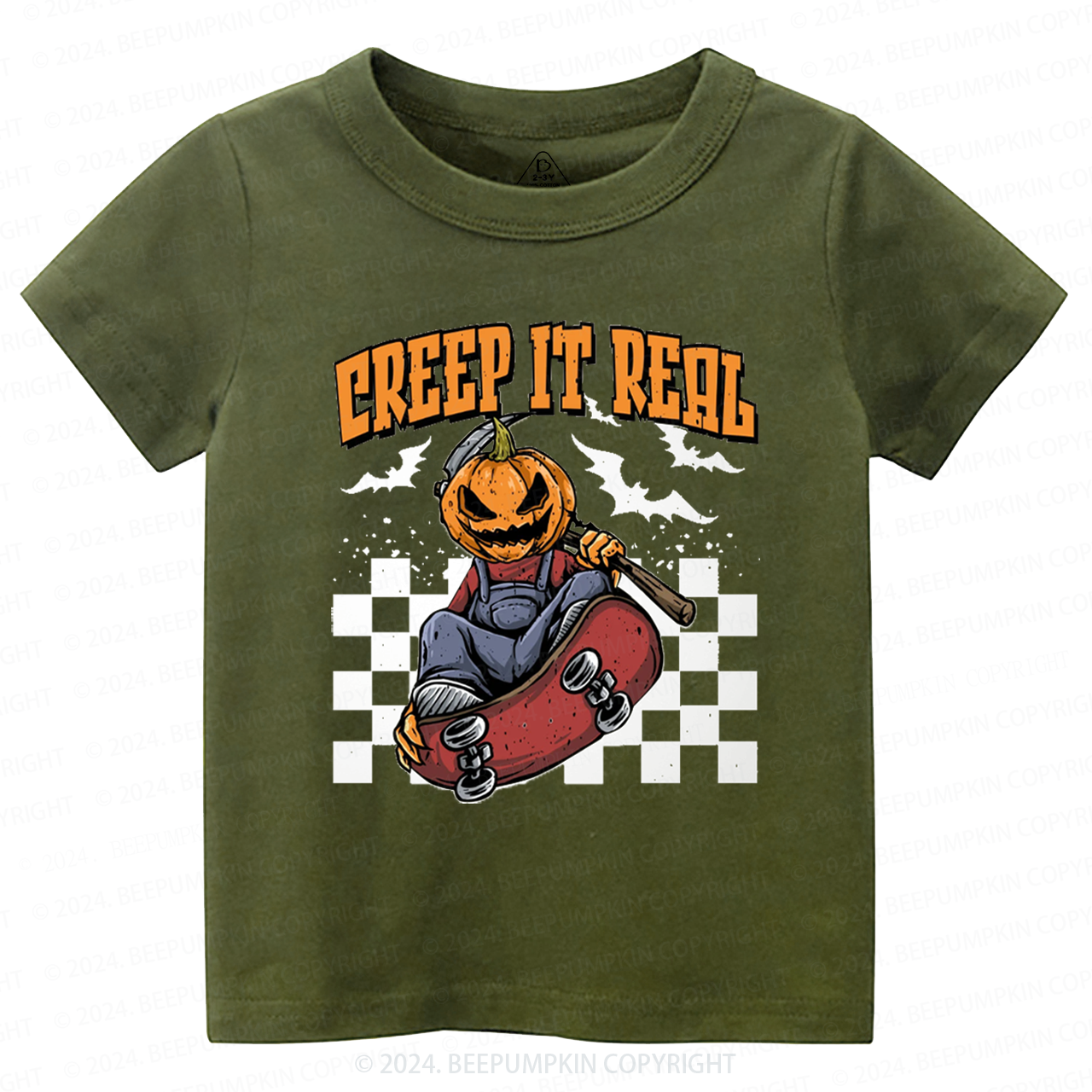 Creep It Real Halloween Toddler&Kids Tees 