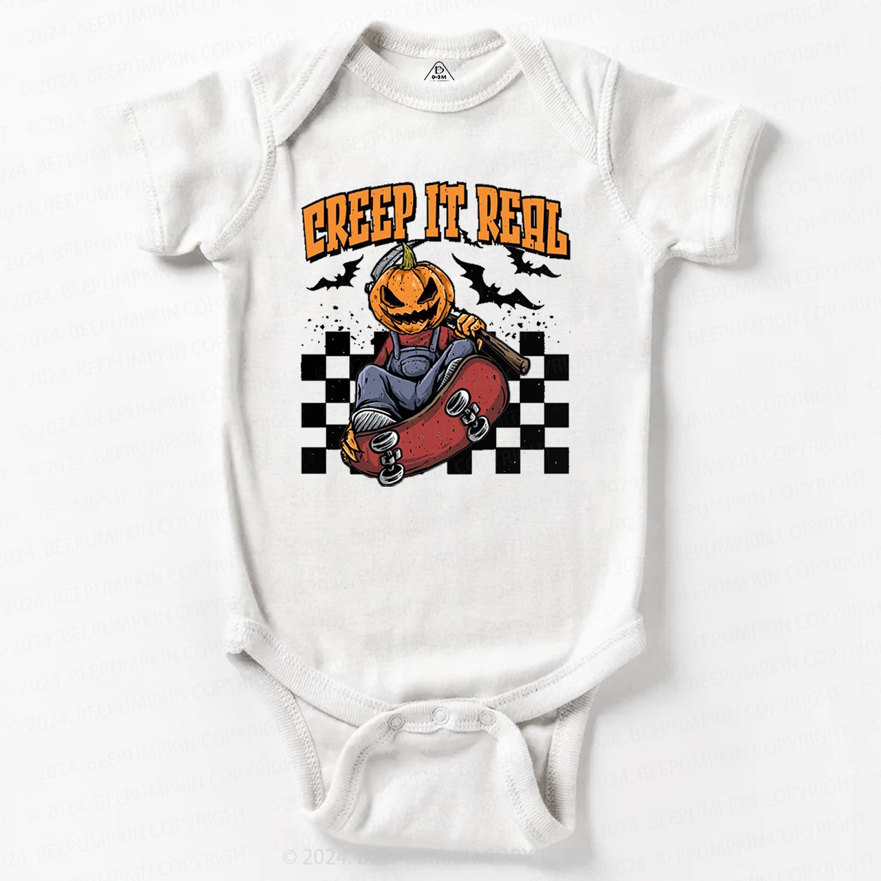 Creep It Real Halloween Baby Bodysuits 