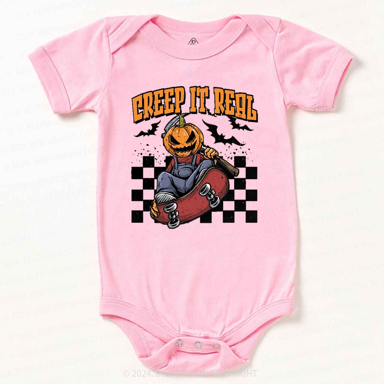 Creep It Real Halloween Baby Bodysuits 