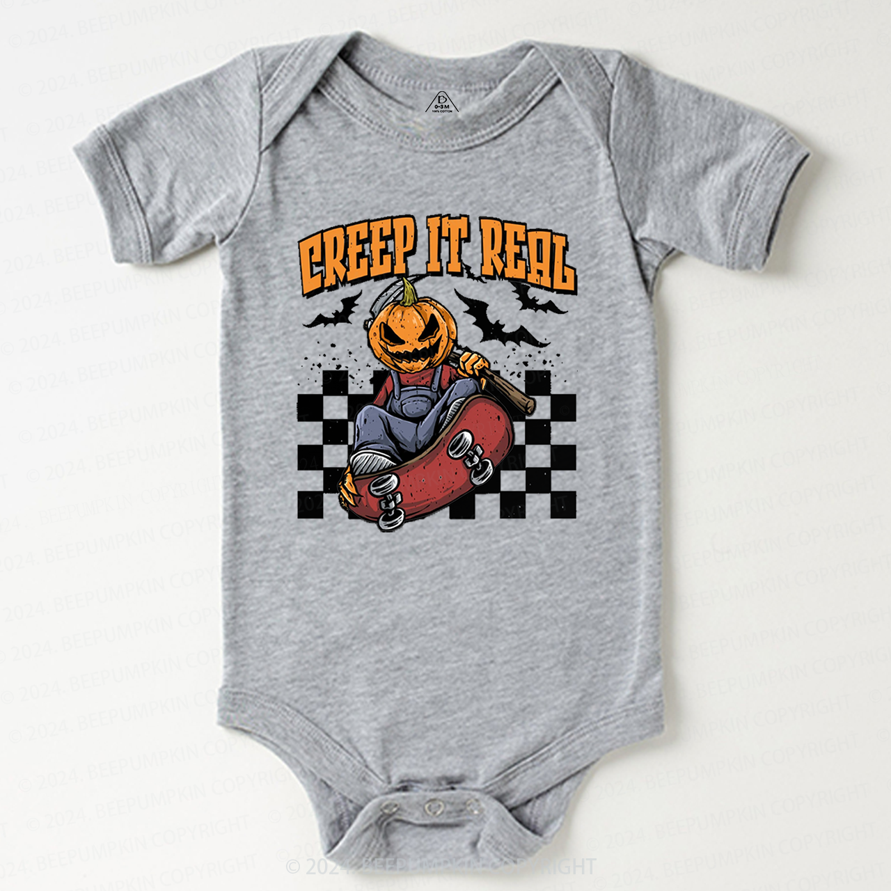 Creep It Real Halloween Baby Bodysuits 