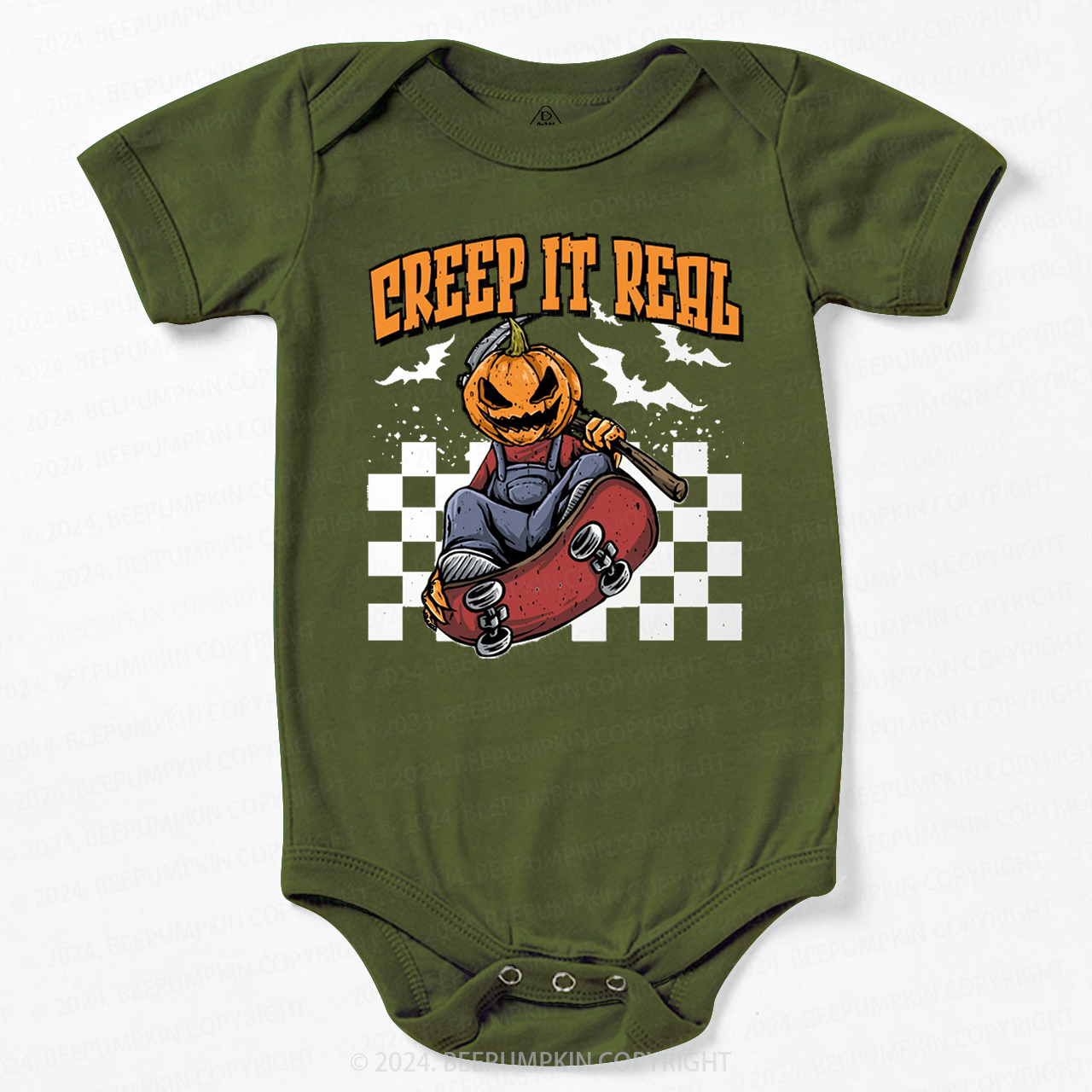 Creep It Real Halloween Baby Bodysuits 