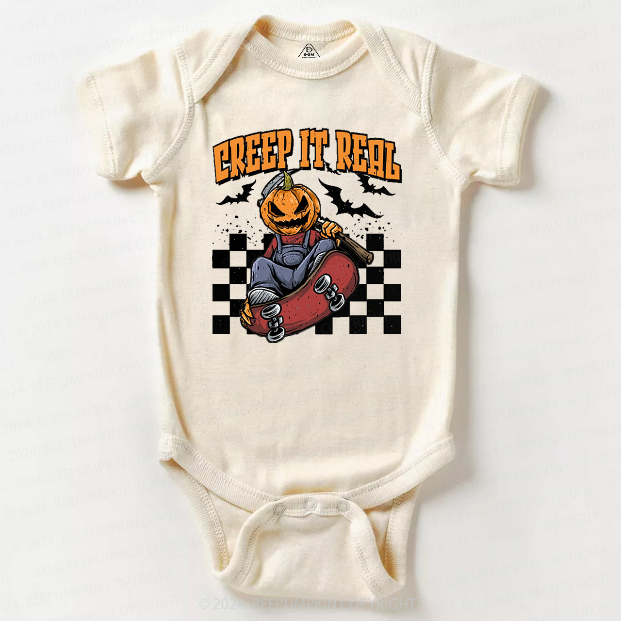Creep It Real Halloween Baby Bodysuits 