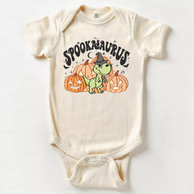  Spookasaurus Dinosaur Halloween Baby Bodysuits 