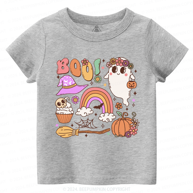 Retro Halloween Ghost Boo Toddler&Kids Tees