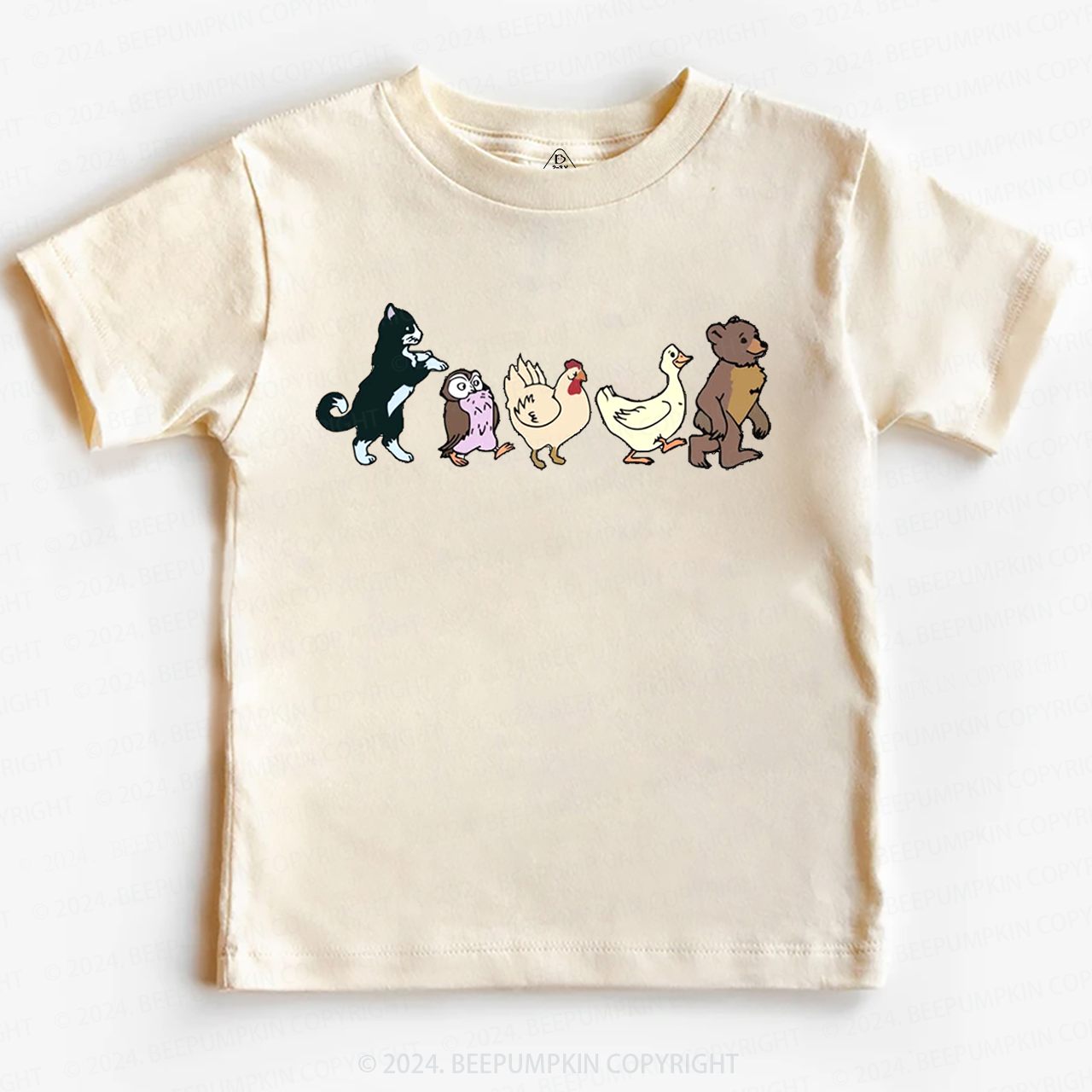Cute Animal Friends Toddler&Kids Tees 