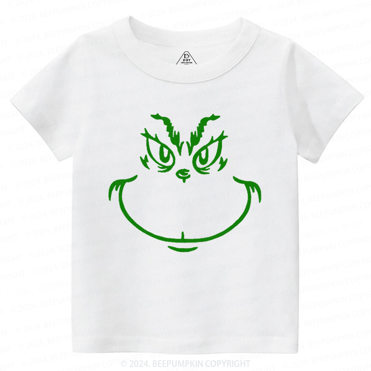 Funny Christmas Face Toddler&Kids Tees 