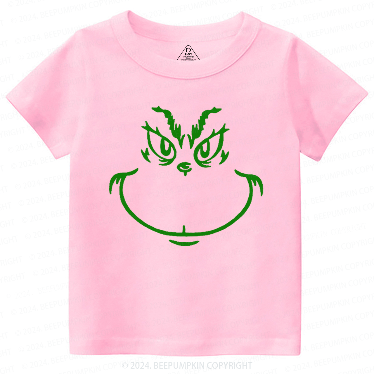 Funny Christmas Face Toddler&Kids Tees 