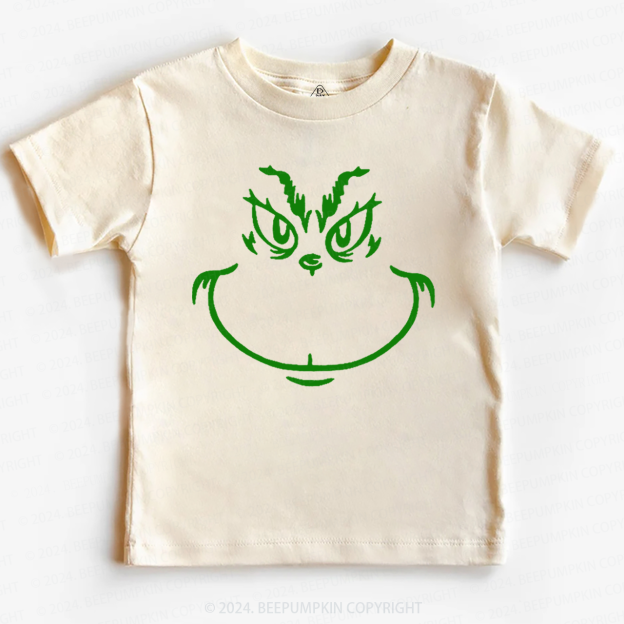 Funny Christmas Face Toddler&Kids Tees 