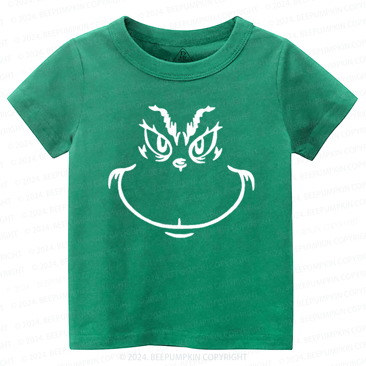 Funny Christmas Face Toddler&Kids Tees 