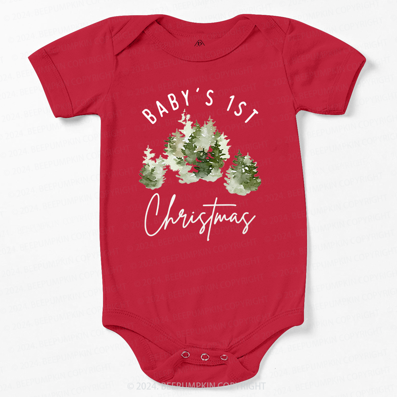1st Christmas Bodysuit For Baby 