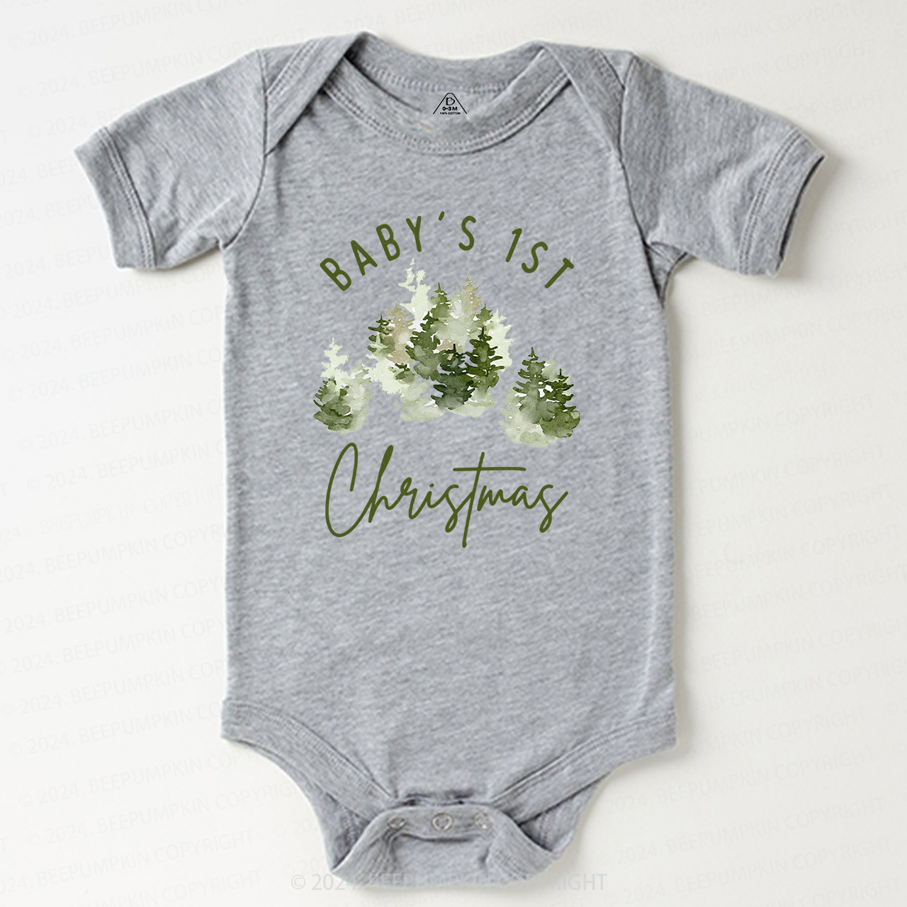 1st Christmas Bodysuit For Baby 