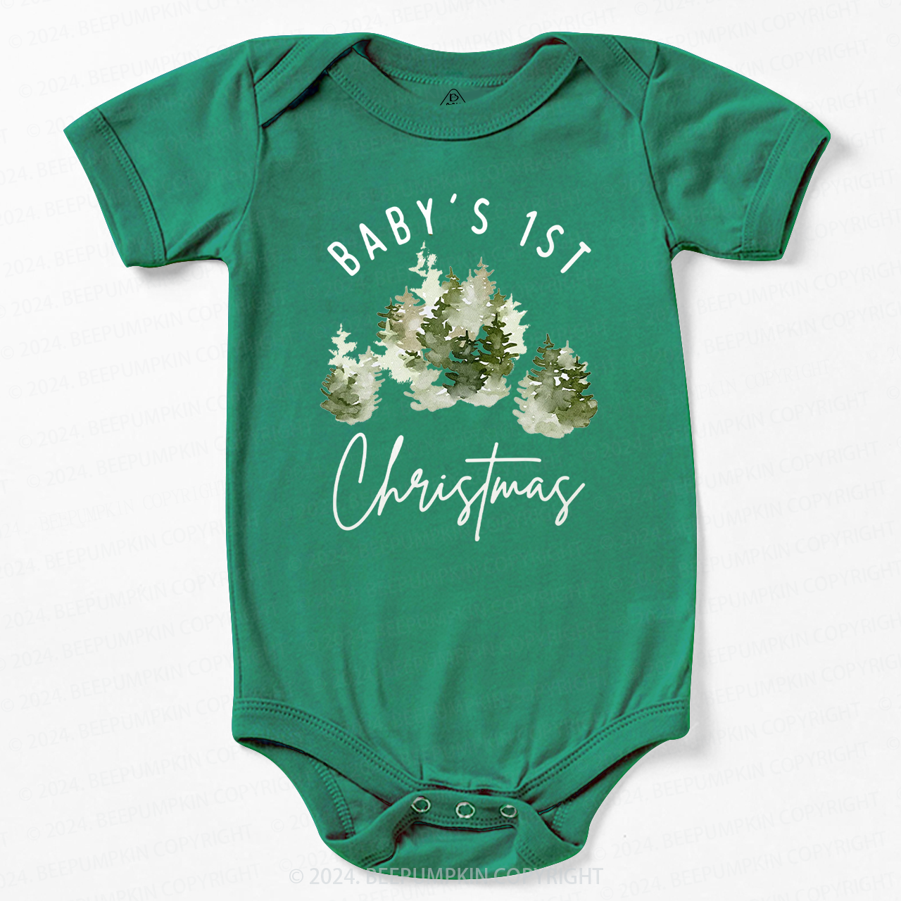 1st Christmas Bodysuit For Baby 