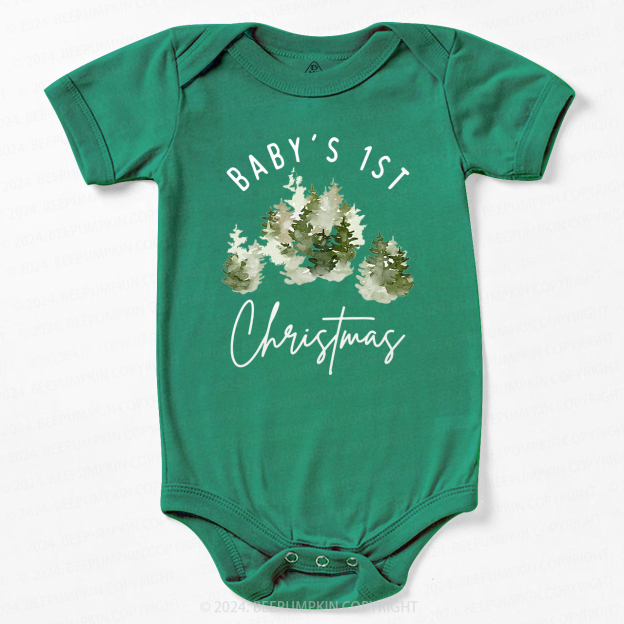 1st Christmas Bodysuit For Baby 