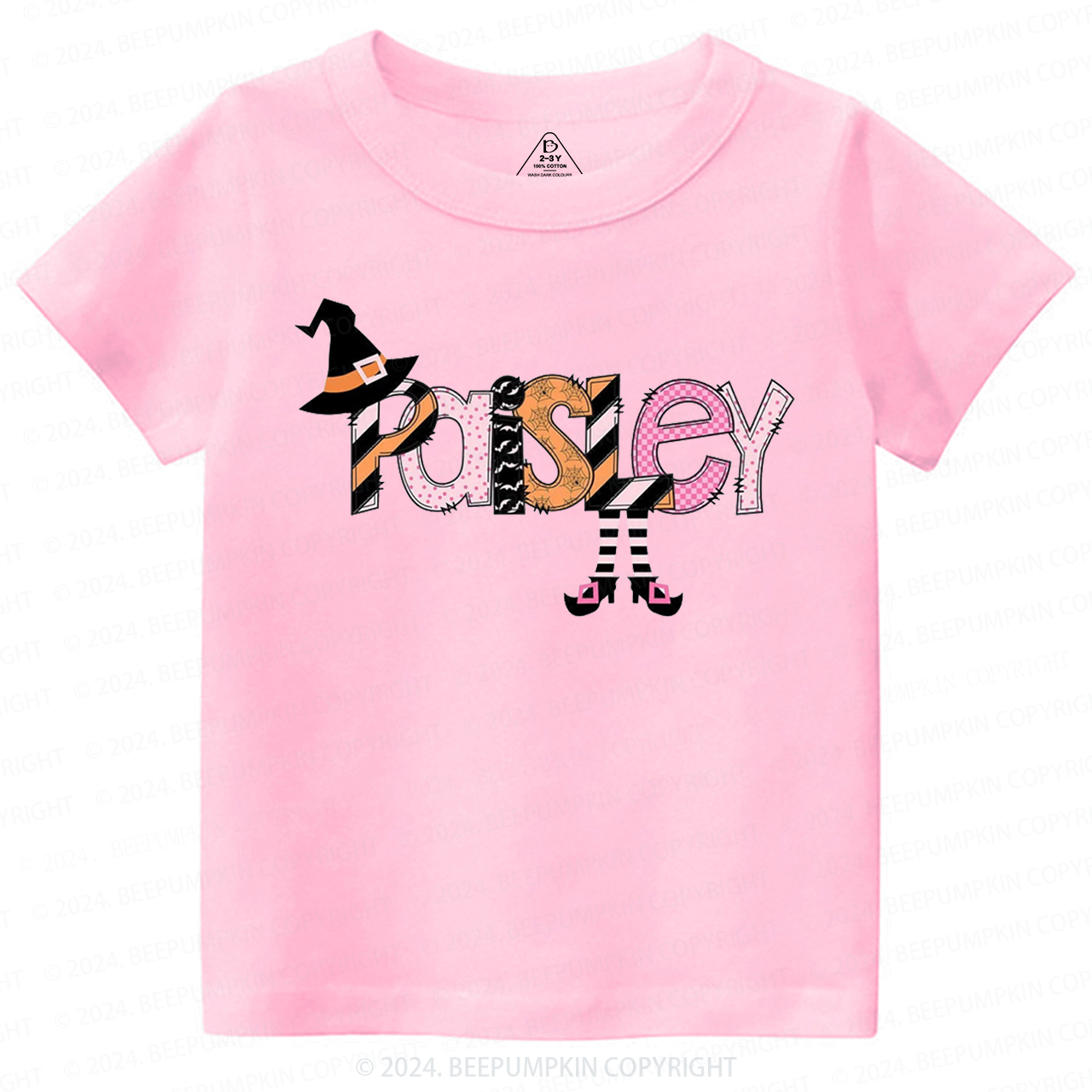 Personalized Halloween Cute Name Toddler&Kids Tees 
