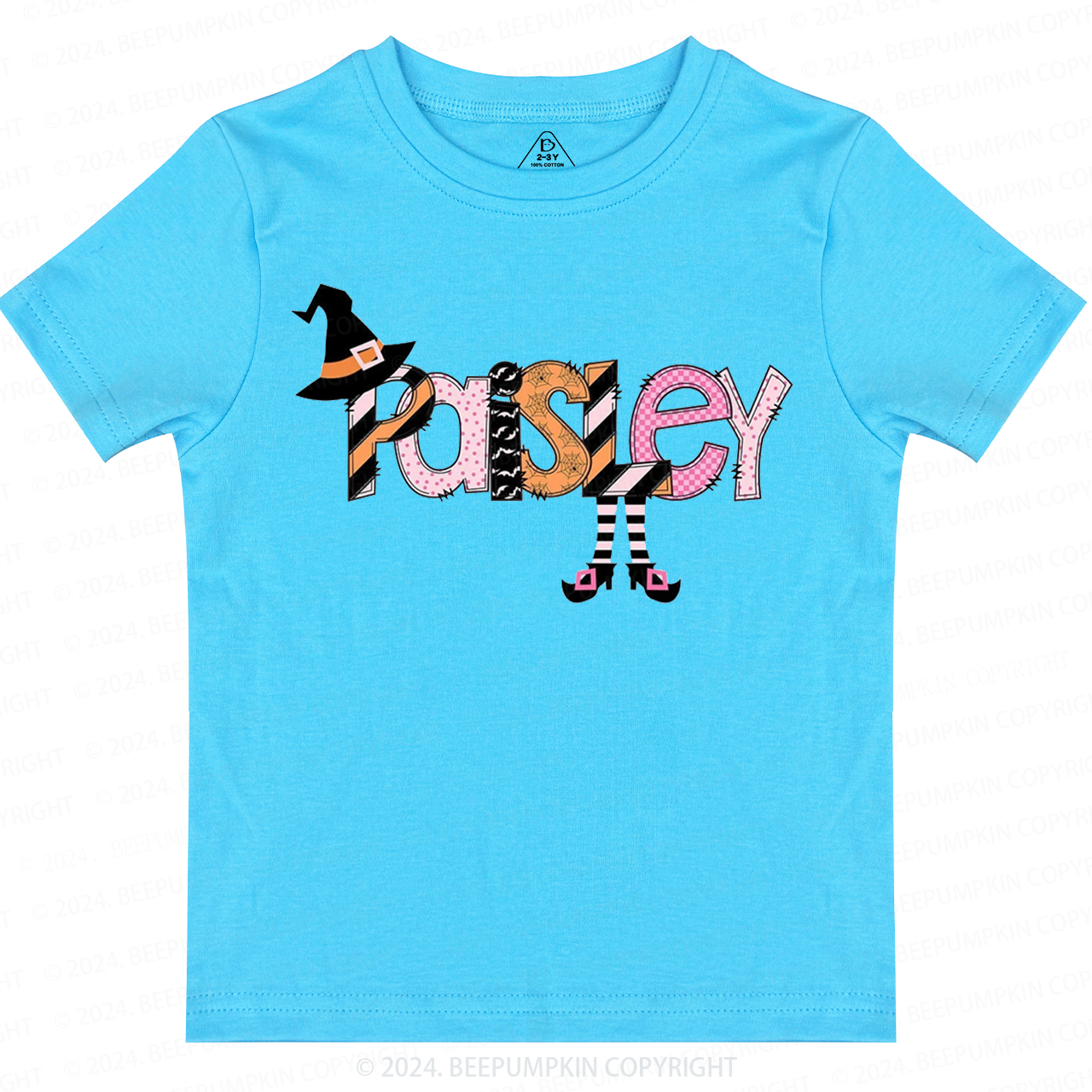Personalized Halloween Cute Name Toddler&Kids Tees 
