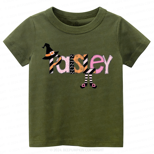 Personalized Halloween Cute Name Toddler&Kids Tees 