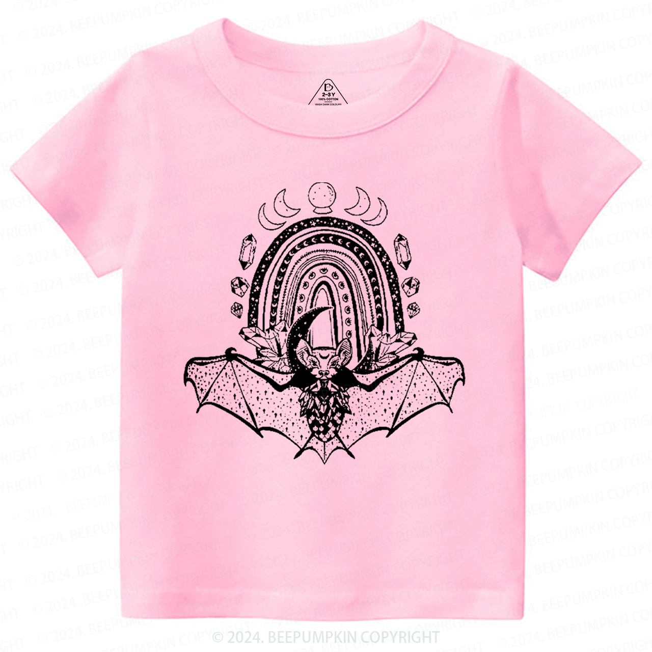 Cute Bat Halloween Toddler&Kids Tees 