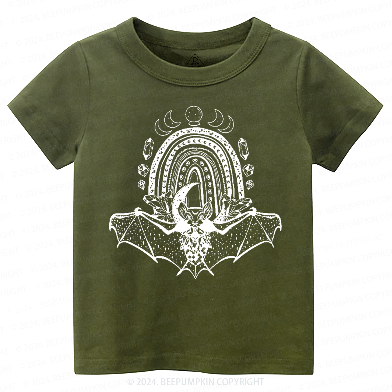 Cute Bat Halloween Toddler&Kids Tees 