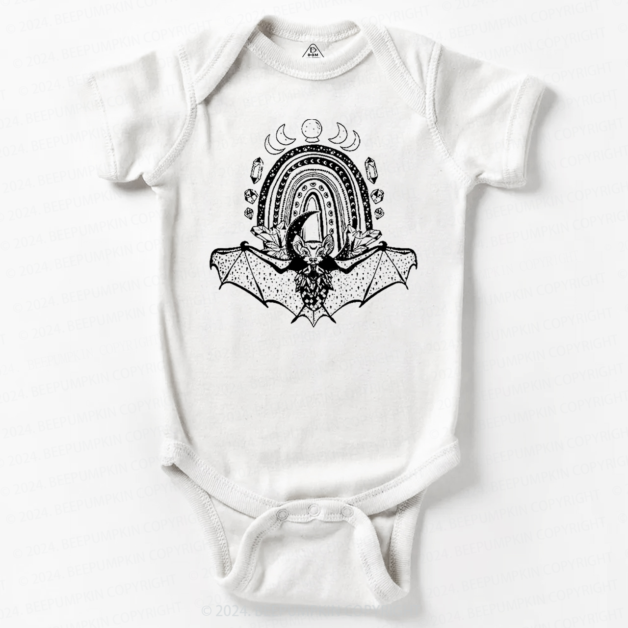 Cute Bat Halloween Baby Bodysuits 