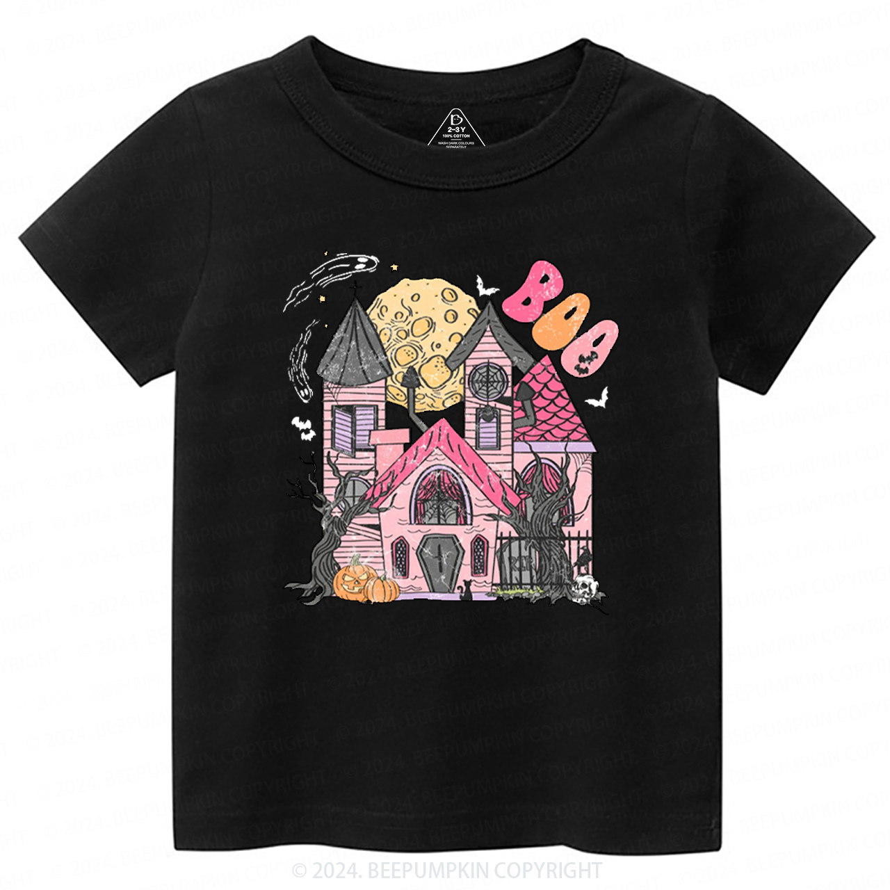 Haunted House Halloween Toddler&Kids Tees 