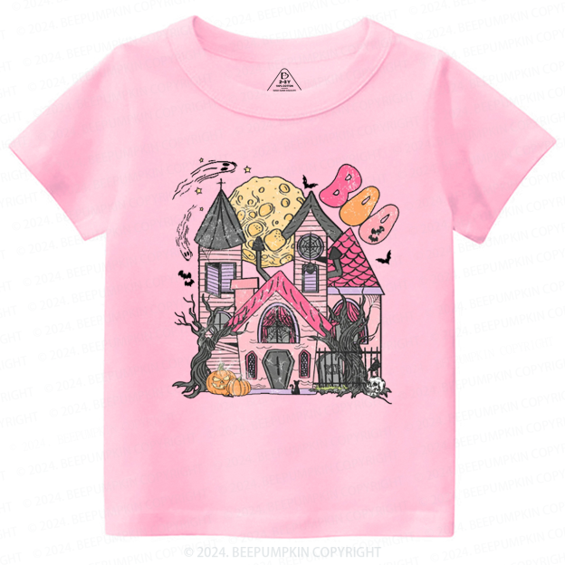 Haunted House Halloween Toddler&Kids Tees 